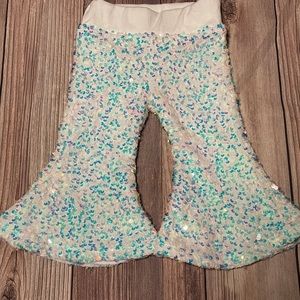 Sparkly Sequin Bell Bottoms